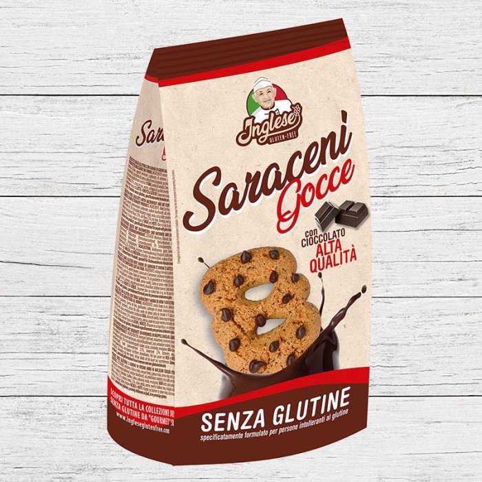 Gaia spa Inglese Alimenti senza Glutine Dolci e Snack Saraceni Gocce 900 g Gaia spa Inglese Alimenti senza Glutine Dolci e Snack Saraceni Gocce 900 g
