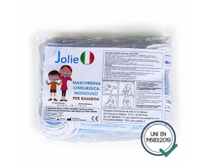 Jolie di Yu Meiluan Jolie88 Prodotti per la Salute ed il Benessere Mascherina Chirurgica per Bambini 10 pezzi