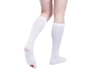 Medicalexpo Ca.Mi Prodotti Sanitari Kamila Linea Embo Control Calze Compressione 18/20 mm Hg Colore Bianco Taglia L