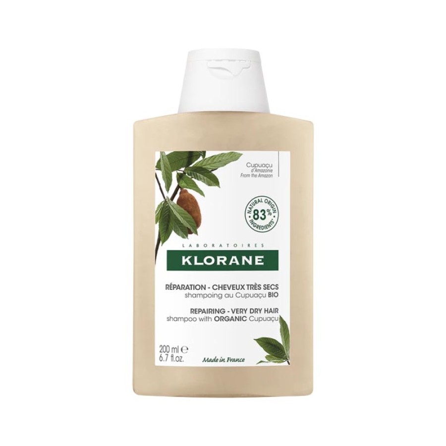 Klorane Trattamenti Rigeneranti per Capelli Shampoo Burro Di Cupuacu Nutriente 400 ml