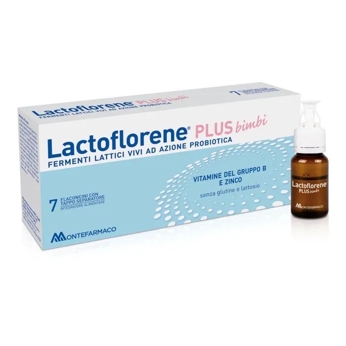 Lactoflorene plus bimbi 7 flaconcini fermenti lattici per bambini - Montefarmaco Lactoflorene plus bimbi 7 flaconcini fermenti lattici per bambini - Montefarmaco