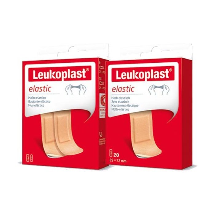 Essity Linea Medicazioni Specializzate Leukoplast Elastic  20 Pezzi Assortiti 2 Misure