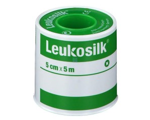 Essity  Linea Medicazioni Specializzate Leukosilk Cerotto in Rocchetto 5 x 500 cm