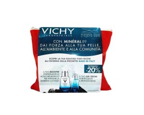 Vichy Innovazione Anti-Età Mineral 89 Cofanettocon Mineral 89 Booster + Mineral 89 Occhi + Pochette