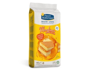 Eurospital Piaceri Mediterranei Alimenti senza Glutine Mordimix Merende Albicocca 4 x 40 g