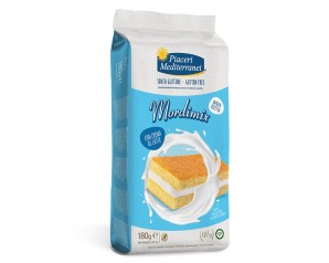 Eurospital Piaceri Mediterranei Alimenti senza Glutine Mordimix Merende al Latte 4 x 40 g