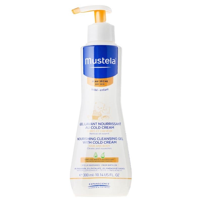 Mustela Trattamenti Delicati per Mamme e Bambini Gel Detergente Nutriente Cold Cream 300 ml Mustela Trattamenti Delicati per Mamme e Bambini Gel Detergente Nutriente Cold Cream 300 ml