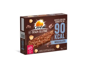 Cereal Linea Senza Glutine Nocciolato Croccante e Gustoso Snack 5 Barrette 90 Kcal