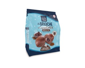 Nutrifree Alimenti senza Glutine Dolci e Merende Le Brioche Cacao Dark 200 g
