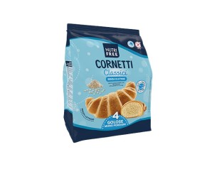Nutrifree Alimenti senza Glutine Dolci e Merende Cornetti Classici 4 x 50 g