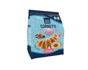 Nutrifree Alimenti senza Glutine Dolci e Merende Cornetti Frutti di Bosco 4 x 50 g