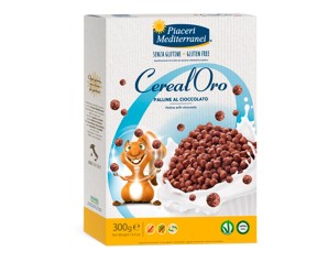 Eufarma Linea Senza Glutine Piaceri Mediterranei Colazione Cerealoro Palline al Cioccolato 300 g