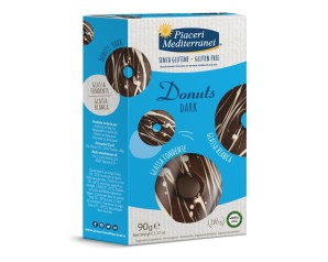 Eufarma Linea Senza Glutine Piaceri Mediterranei Snack Dolci Donuts Dark 90 g