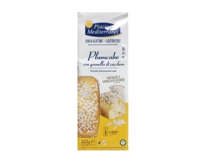 Eurospital Piaceri Mediterranei Alimenti senza Glutine Plumcake con Granella di Zucchero 270 g