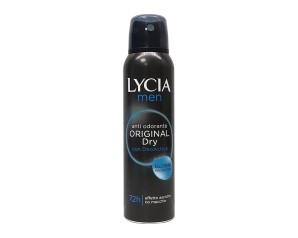 Sodalco Lycia Persona Cura e Benessere della Persona Deodorante Man Spray Original Dry 150 ml