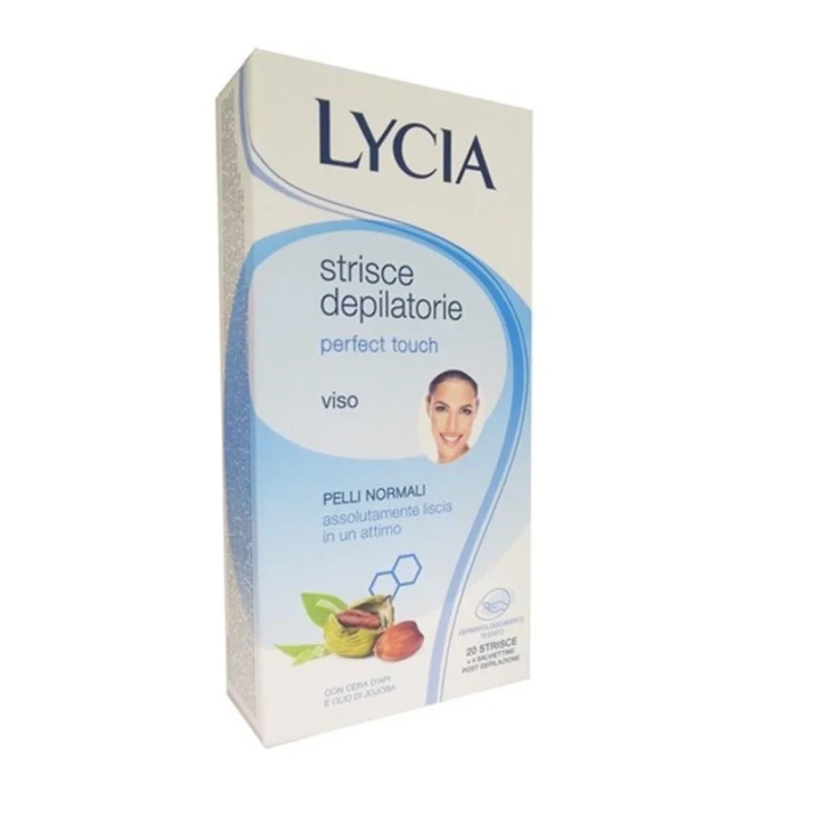 Lycia Strisce Depilatorie Per Il Viso Delicate Perfect Touch Pelli  Sensibili 20 Strisce