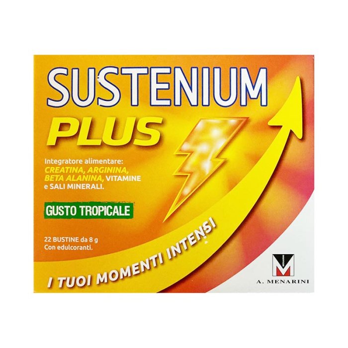A. Menarini Supplementi Benessere Sustenium Plus Energy Integratore Alimentare 22 Buste Tropical A. Menarini Supplementi Benessere Sustenium Plus Energy Integratore Alimentare 22 Buste Tropical