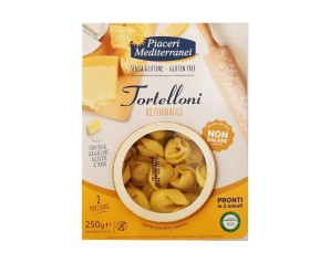 Eurospital Piaceri Mediterranei Alimenti senza Glutine Tortelloni ai Formaggi 250 g