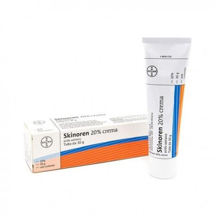Skinoren Crema 30 g Trattamento Acne Viso con Acido Azelaico