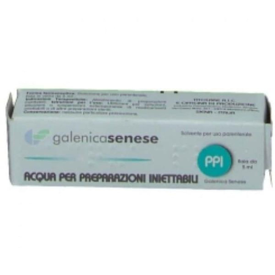 Galenica Senese Acqua per Preparazioni Iniettabili Uso Parenterale 5ml Galenica Senese Acqua per Preparazioni Iniettabili Uso Parenterale 5ml
