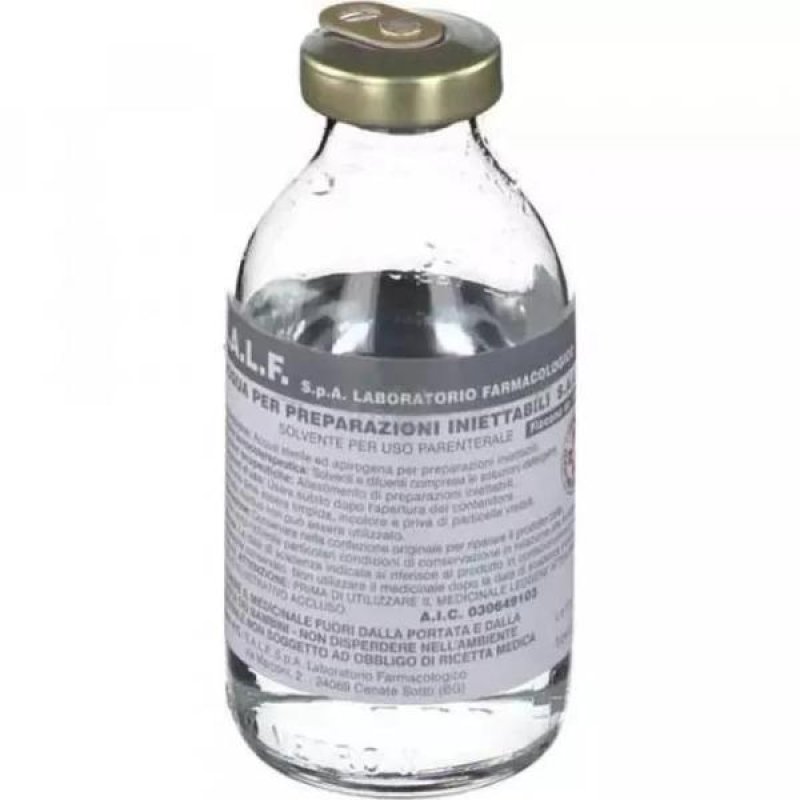 Acqua per preparazioni iniettabili Salf flacone vetro 100 ml