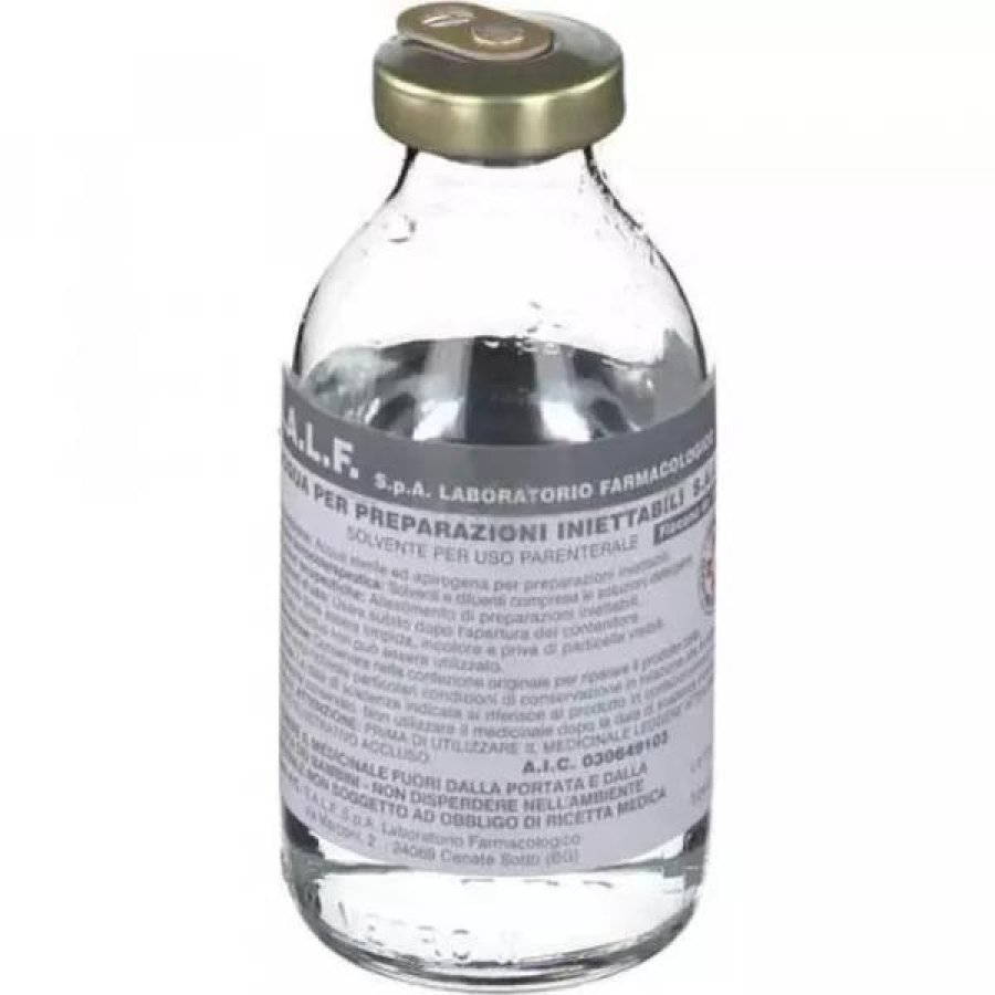 Acqua per preparazioni iniettabili Salf flacone vetro 100 ml Acqua per preparazioni iniettabili Salf flacone vetro 100 ml