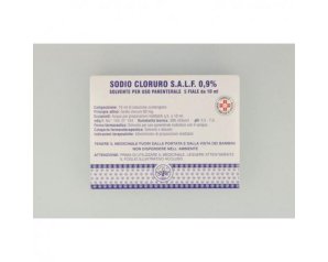 Sodio Cloruro 0,9% Soluzione Fisiologica Salf 5 Fiale da 10 Millilitri