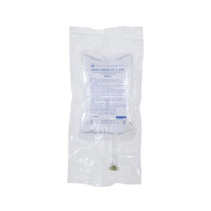Sodio Cloruro Salf 0,9% 500 ml - soluzione fisiologica per infusione Sodio Cloruro Salf 0,9% 500 ml - soluzione fisiologica per infusione