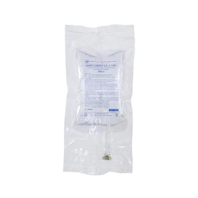 Sodio Cloruro Salf 0,9% 500 ml - soluzione fisiologica per infusione Sodio Cloruro Salf 0,9% 500 ml - soluzione fisiologica per infusione