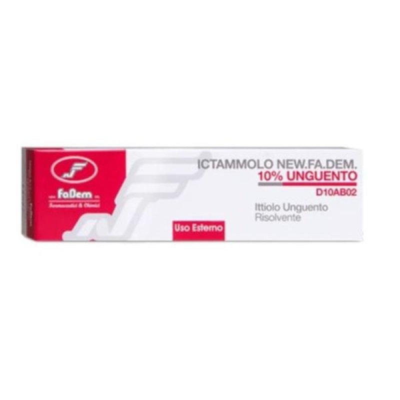 Unguento all’Ictammolo 10% 1000 g Fadem – Ictammolo Unguento per Uso Dermatologico Lenitivo e Antisettico Unguento all’Ictammolo 10% 1000 g Fadem – Ictammolo Unguento per Uso Dermatologico Lenitivo e Antisettico