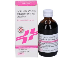 Iodio Sol Alco I 7%/5% Soluzione Cutanea Alcoolica Disinfettante 50ml