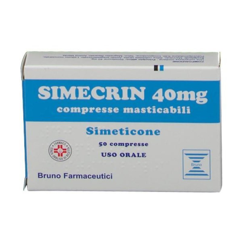 SIMECRIN 40mg 50 cpr mast. SIMECRIN 40mg 50 cpr mast.