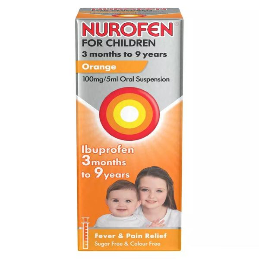 Nurofen Febbre bambini 100 mg/5 ml - sospensione orale a base di ibuprofene Nurofen Febbre bambini 100 mg/5 ml - sospensione orale a base di ibuprofene