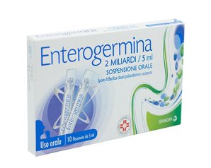 Enterogermina 2 Miliardi/5ml Sospensione Orale 10 Flaconcini