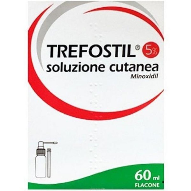 Trefostil Soluzione Cutanea 5% 60 ml Trattamento Anticaduta per la Ricrescita dei Capelli Trefostil Soluzione Cutanea 5% 60 ml Trattamento Anticaduta per la Ricrescita dei Capelli