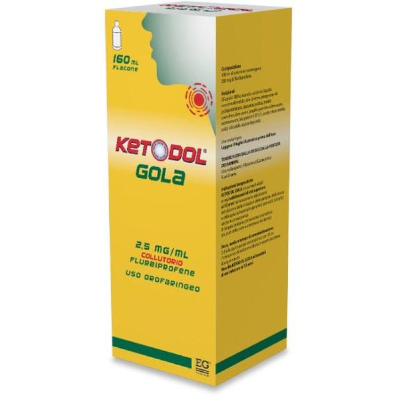 KETODOL Gola Collut.160ml KETODOL Gola Collut.160ml