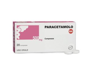 Paracetamolo 500 mg Compresse DOC 20 Compresse Antidolorifico e Antipiretico Uso Orale