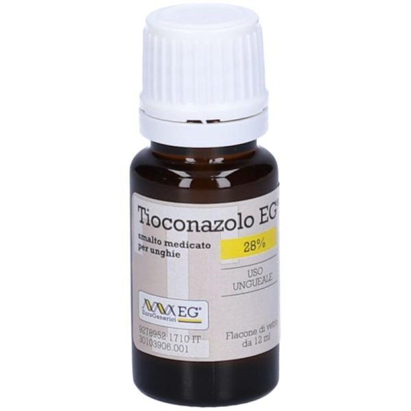 Tioconazolo Smalto Medicato per Unghie Antimicotico 12 Millilitri