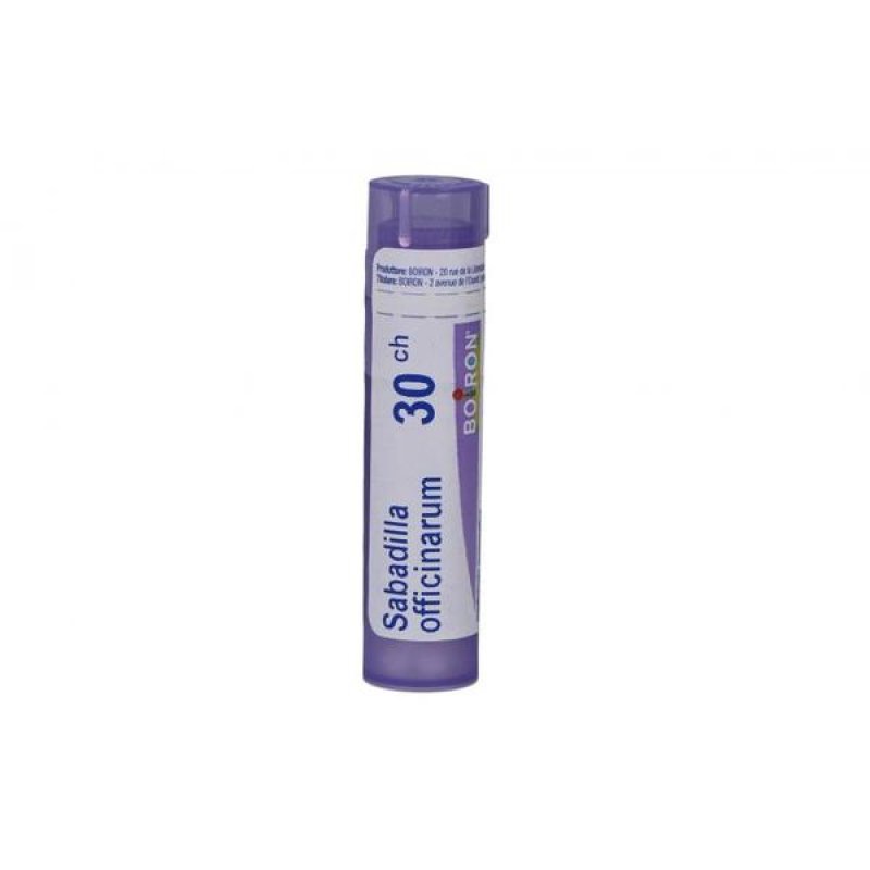Boiron Sabadilla Officinarum Granuli Omeopatici Diluizione 30 Centesimale Hahnemanniana Tubo per Allergie e Rinite