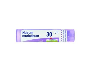 Boiron Natrum Muriaticum 30 CH Granuli Omeopatici in Tubo Dose – Rimedio Omeopatico per il Benessere Generale
