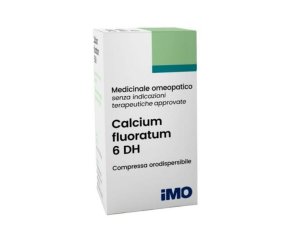 Imo Calcium Fluor 6 DH Integratore in Compresse, Calcio Fluorato, Confezione da 200 Compresse