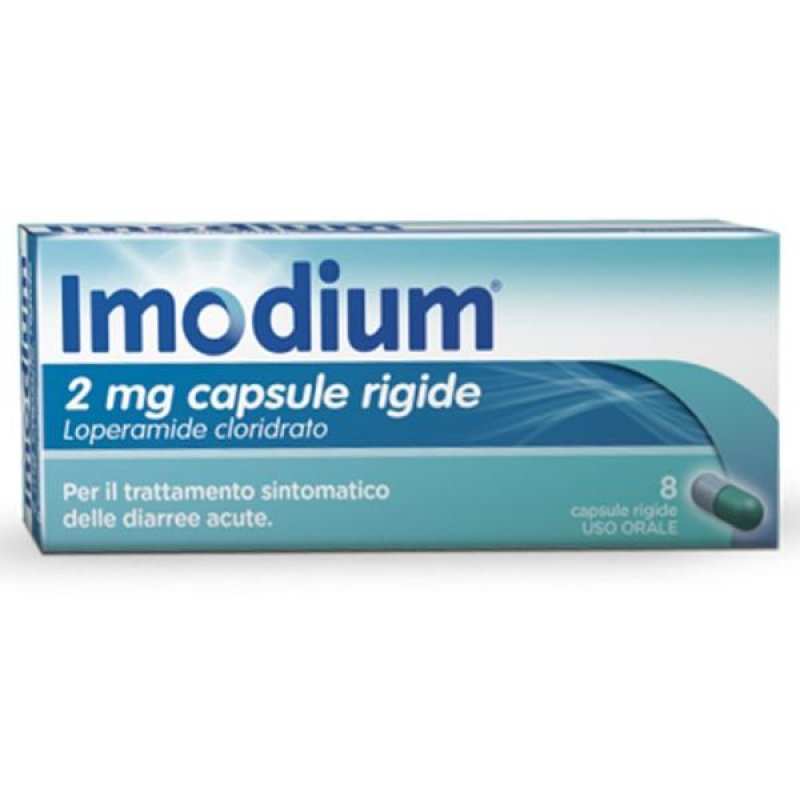 Imodium 2 mg 8 capsule - antidiarroico a base di loperamide Imodium 2 mg 8 capsule - antidiarroico a base di loperamide