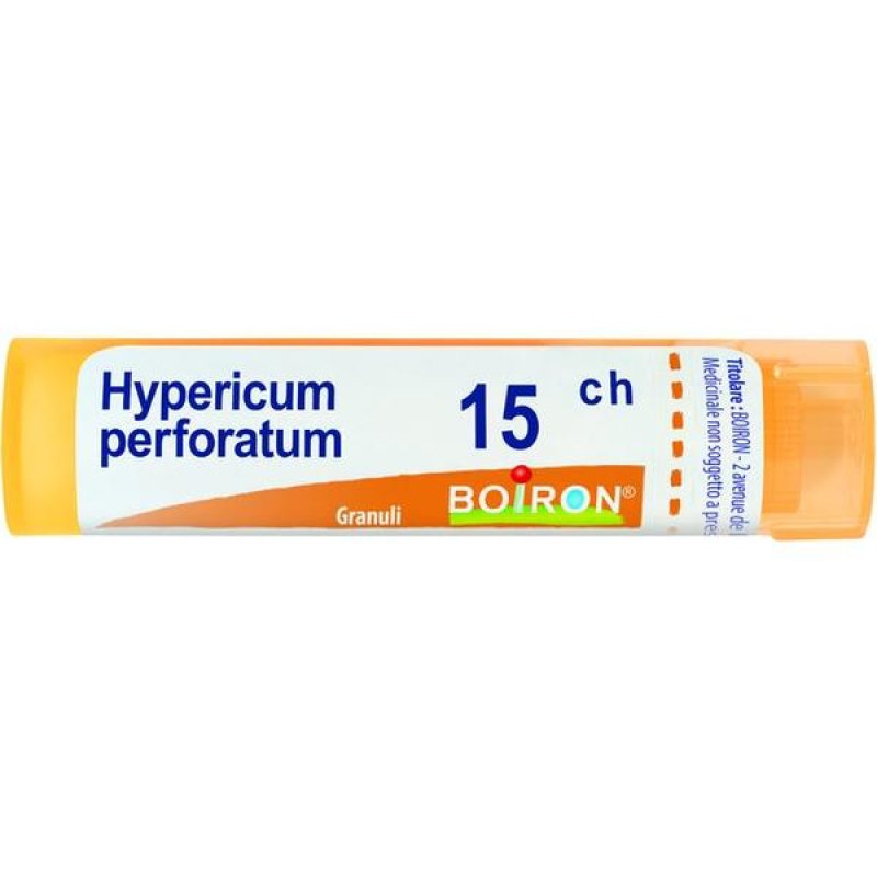 Boiron Hypericum Perforatum 15 CH Tubo Granuli Omeopatici per il Benessere del Sistema Nervoso Boiron Hypericum Perforatum 15 CH Tubo Granuli Omeopatici per il Benessere del Sistema Nervoso