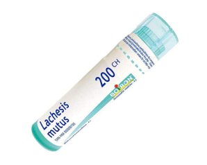 Lachesis Mutus 200 Centesimale Hahnemanniana Dose Unica Granuli Omeopatici Boiron and Rimedi Naturali per Circolazione e Menopausa