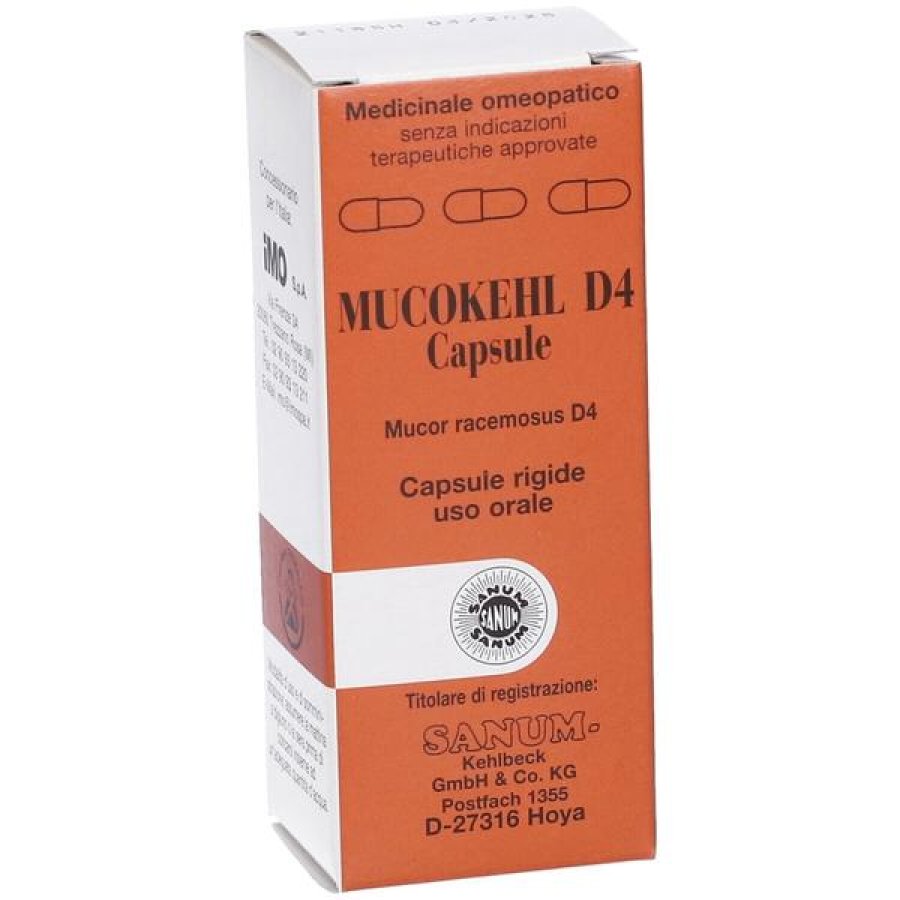 Sanum Mucokehl D4 Integratore in Capsule Confezione da 20 Sanum Mucokehl D4 Integratore in Capsule Confezione da 20