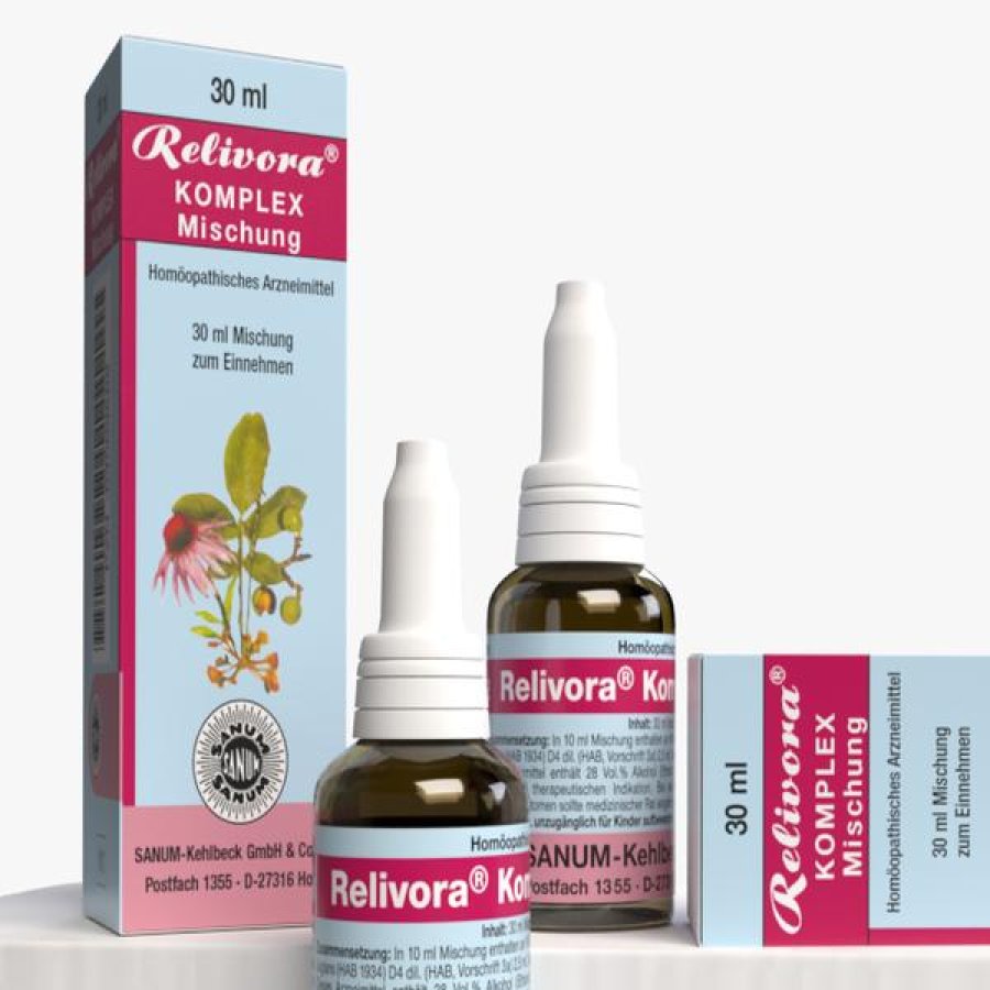 Relivora Complex Sanum Integratore Alimentare in Gocce 30 ml Supporto Depurativo e Benessere Digestivo Relivora Complex Sanum Integratore Alimentare in Gocce 30 ml Supporto Depurativo e Benessere Digestivo