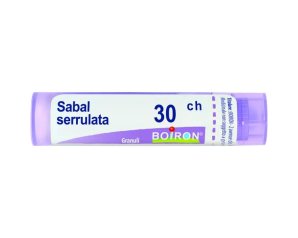 Boiron Sabal Serrulata 30 Diluzione Centesimale Hahnemanniana Granuli in Tubo – Rimedio Omeopatico Best per Prostata e Benessere Urinario