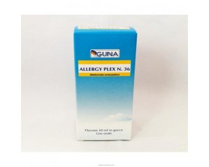 Guna Allergyplex 36 Drenati Gocce Orali 30 Millilitri Rimedio Naturale per Allergie Stagionali