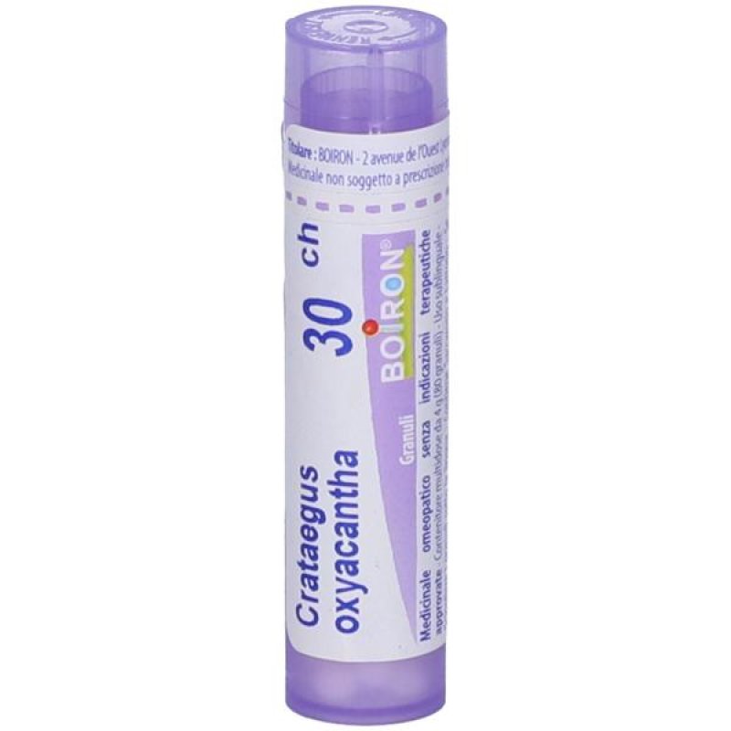 Boiron Crataegus Oxyacantha 30 CH Tubo Granuli &ndash; Rimedio Omeopatico per the Cuore and il Benessere del Sistema Cardiovascolare