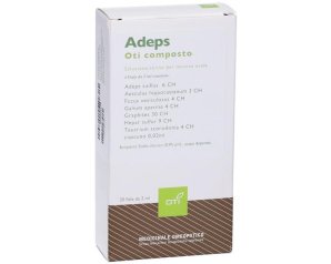 Adeps Composto Oti 20 Fiale da 2 ml Preparato Omeopatico in Fiale